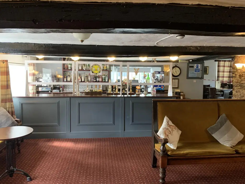 White Hart Village Inn Llangybi restaurant in Usk