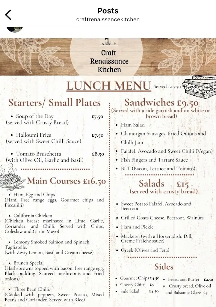 Menu_Craft Renaissance Kitchen_Usk_image_4