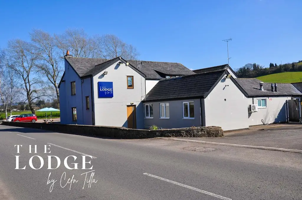 The Lodge by Cefn Tilla restaurant in Usk