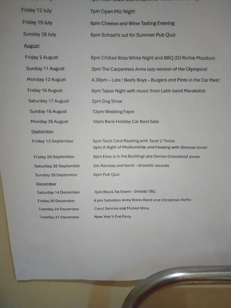 Menu_The Carpenters Arms_Usk_image_1