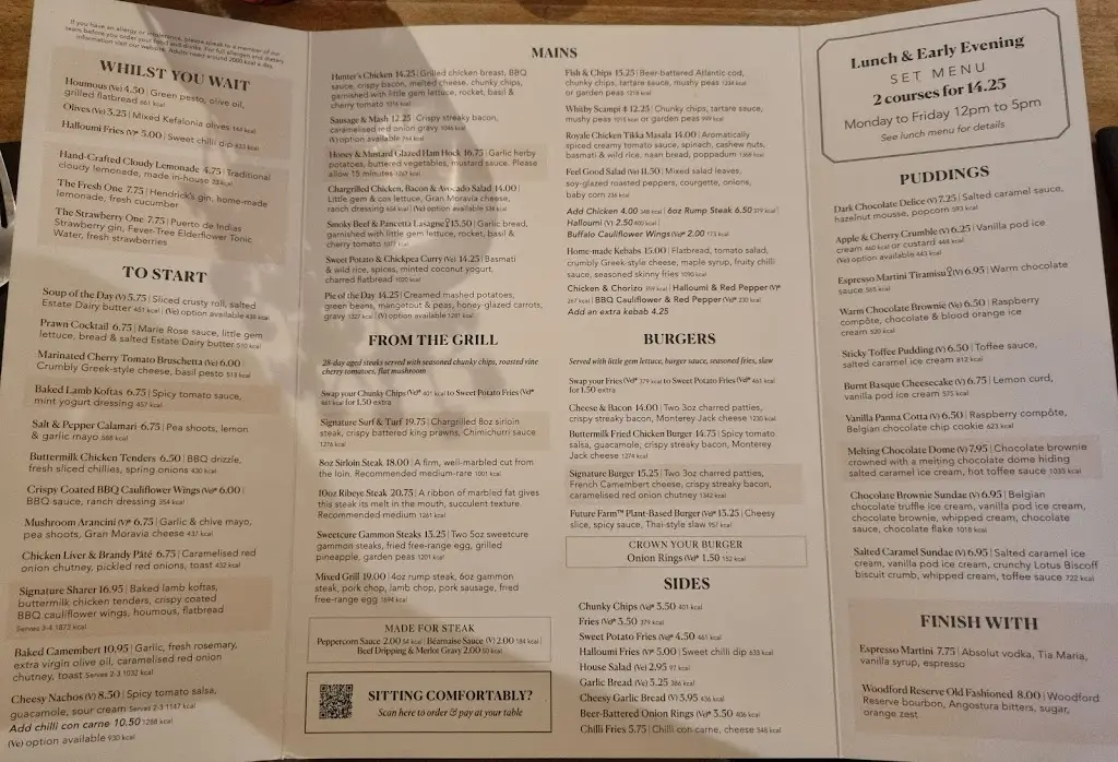 Menu_Rose & Crown_Porthcawl_image_3