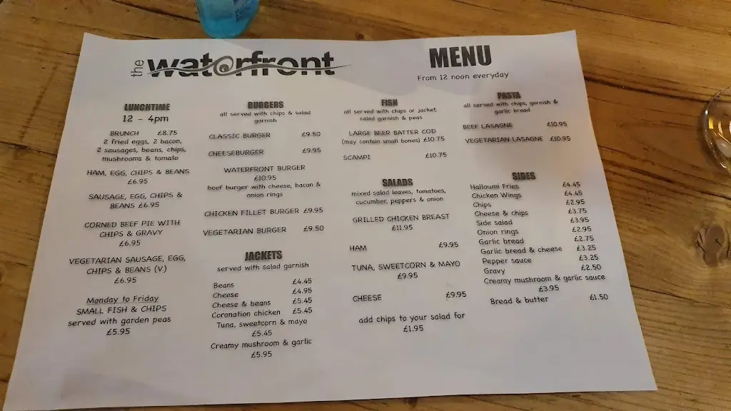 Menu_The Waterfront_Porthcawl_image_4