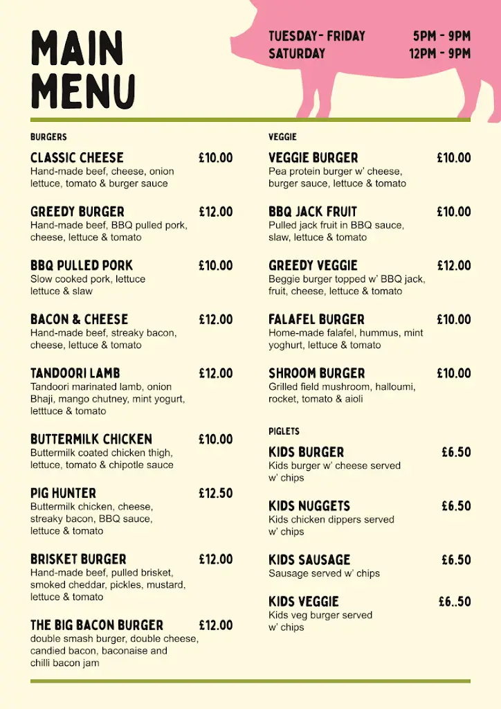 Menu_The Greedy Pig_Porthcawl_image_2