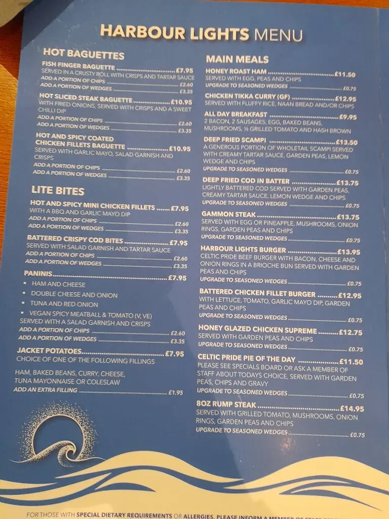 Menü_Harbour lights_Porthcawl_Bild_1