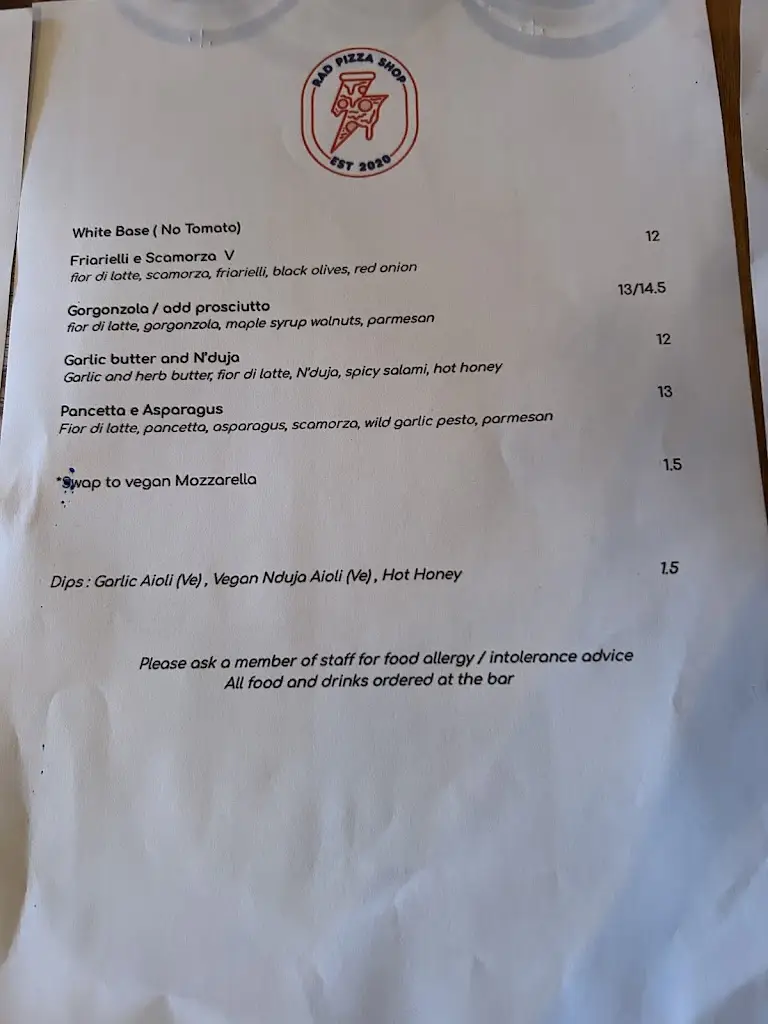 Menu_Angel On The Green_Bishopthorpe_image_4