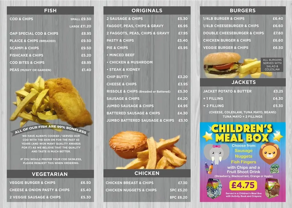 Menu_Franco's Fish Shop Limited_Porthcawl_image_2
