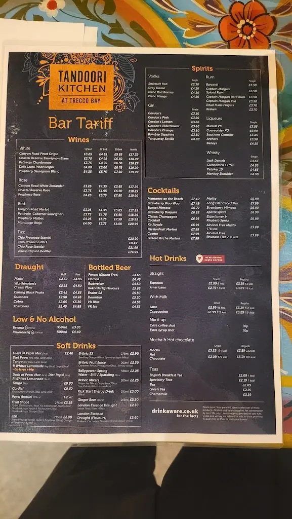 Menu_Tandoori Kitchen_Porthcawl_imagen_1