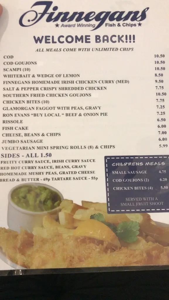 Menu_Finnegans Fish & Chip Restaurant and Takeaway_Porthcawl_image_2