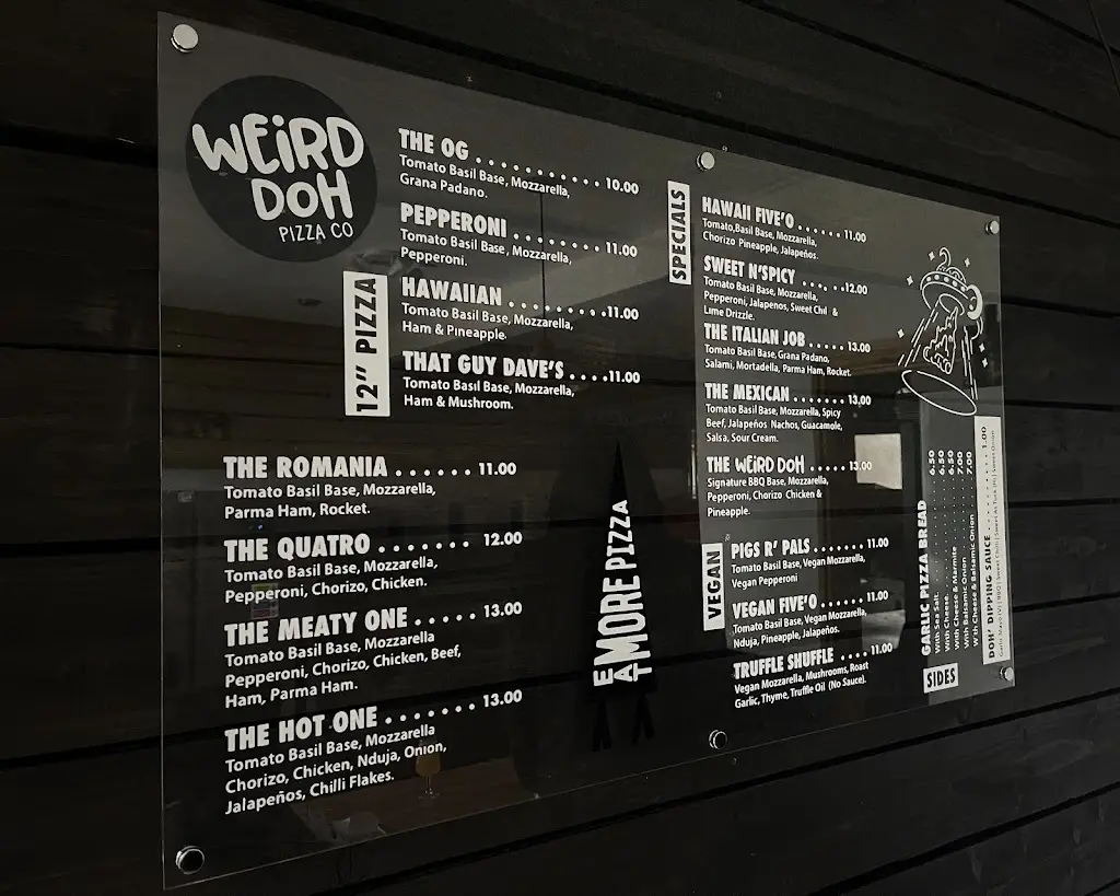 Menu_Weird Doh Pizza Co - Porthcawl_Porthcawl_image_3