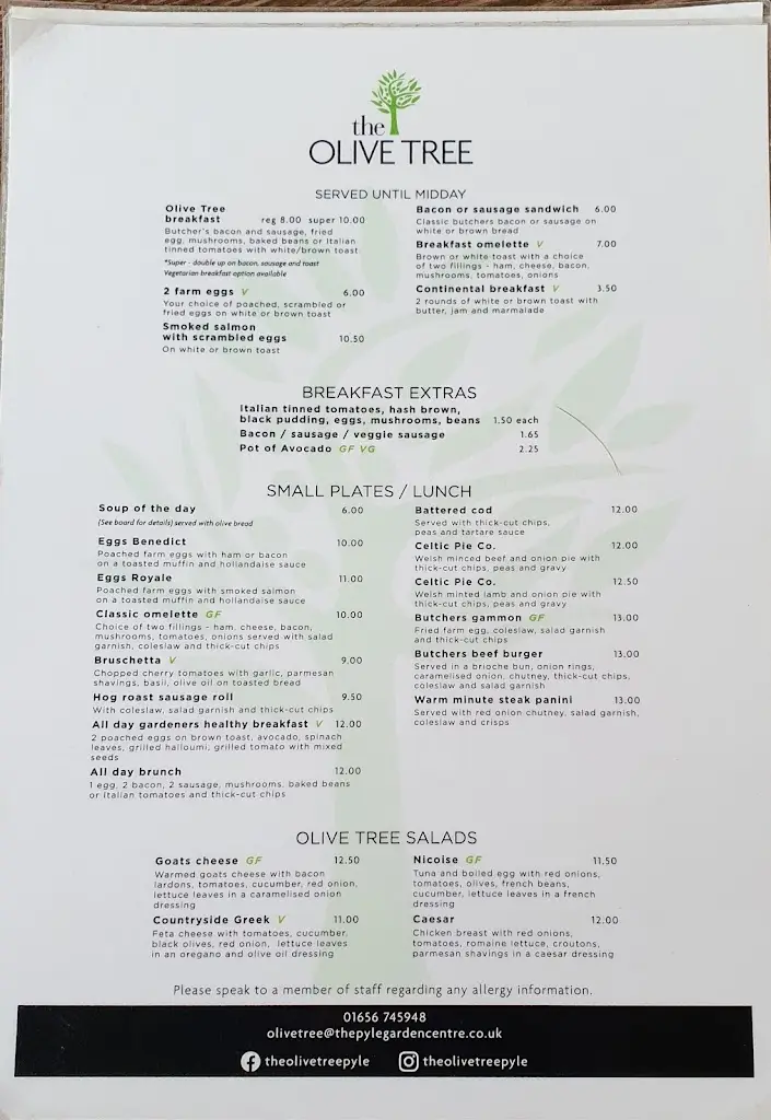 Menu_The Olive Tree_Porthcawl_image_3