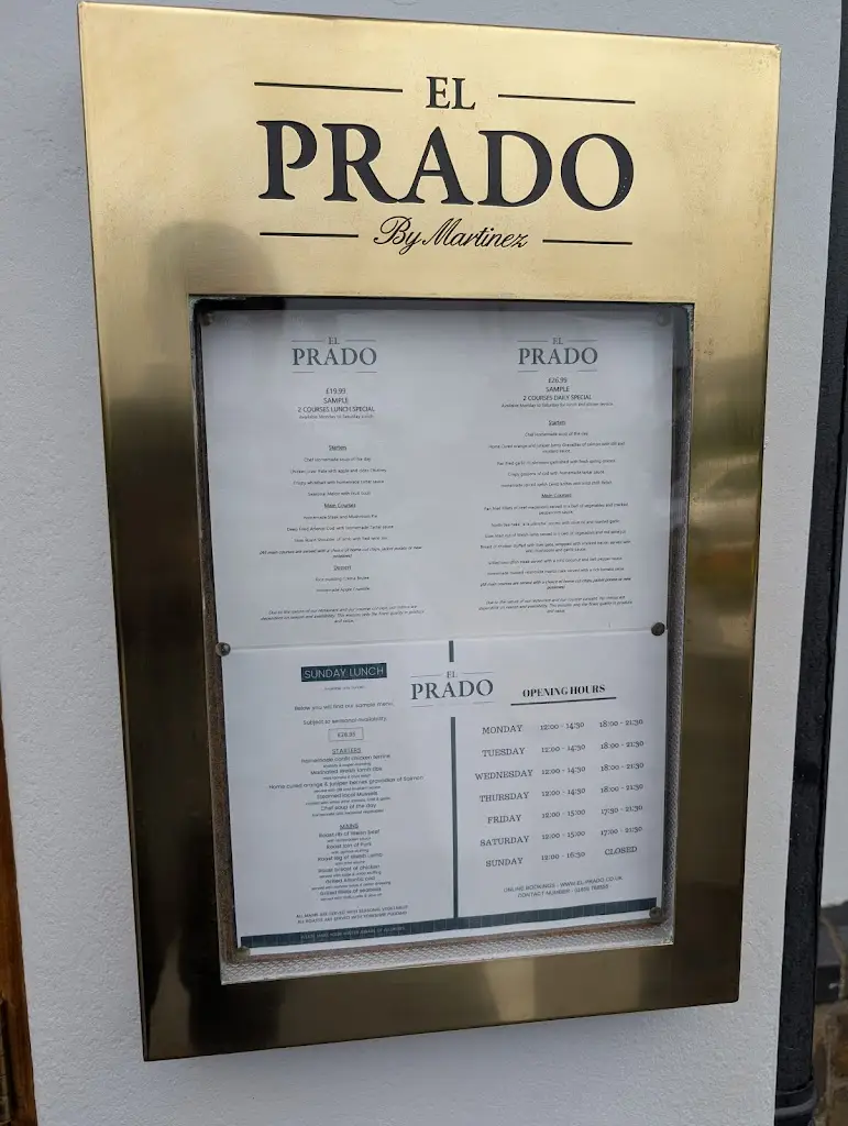 Menu_El Prado Bar & Restaurant_Porthcawl_image_2