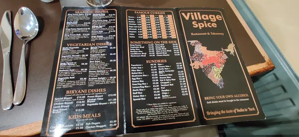 Menu_Village Spice_Bishopthorpe_image_3