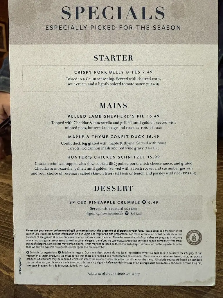 Menu_Green Dragon_Black Notley_image_1