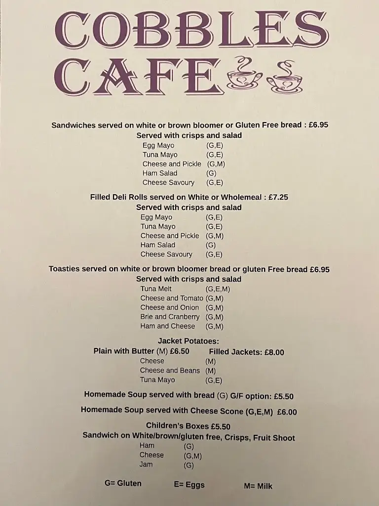 Menu_Cobbles Cafe_Alston_image_1
