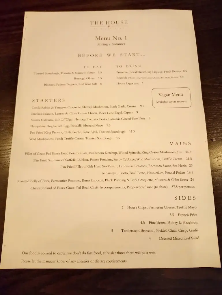 Menu_The House by Hilly Gant_Black Notley_image_1