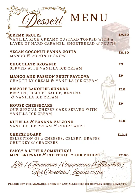 Menu_Caesars @ Dolphin_Black Notley_immagine_2