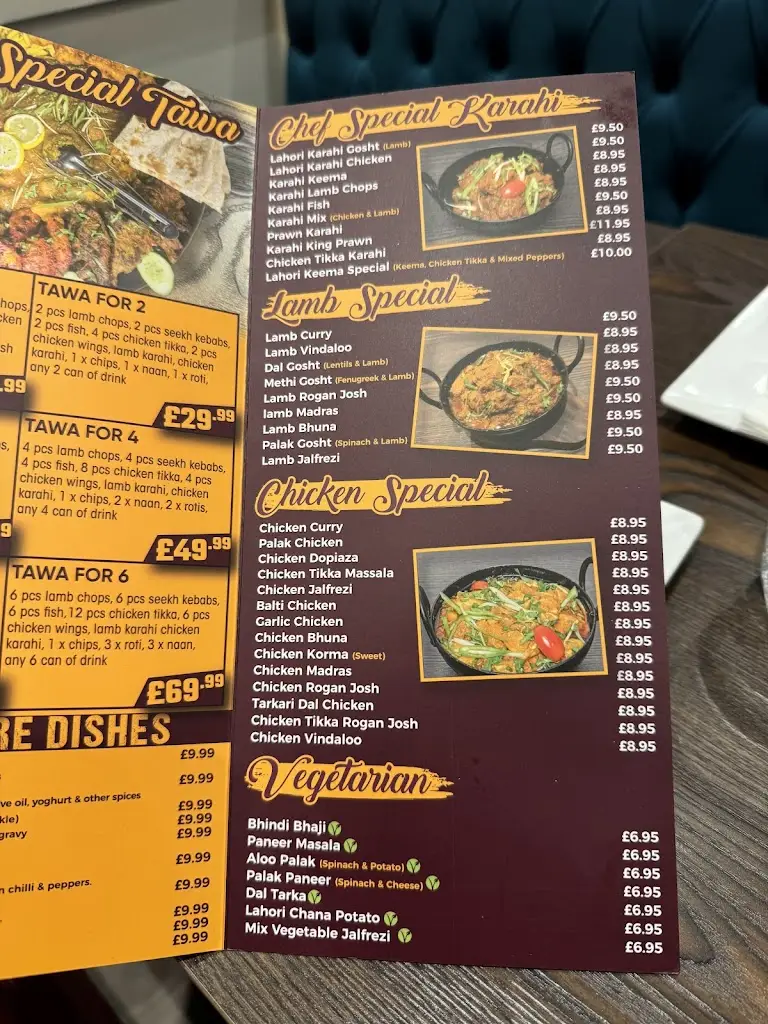 Menu_Lahori Tawa and Grill restaurant_Blackburn_image_1