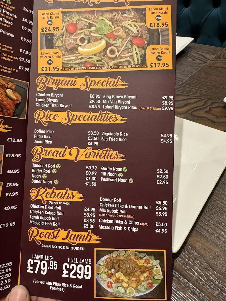 Menu_Lahori Tawa and Grill restaurant_Blackburn_image_2