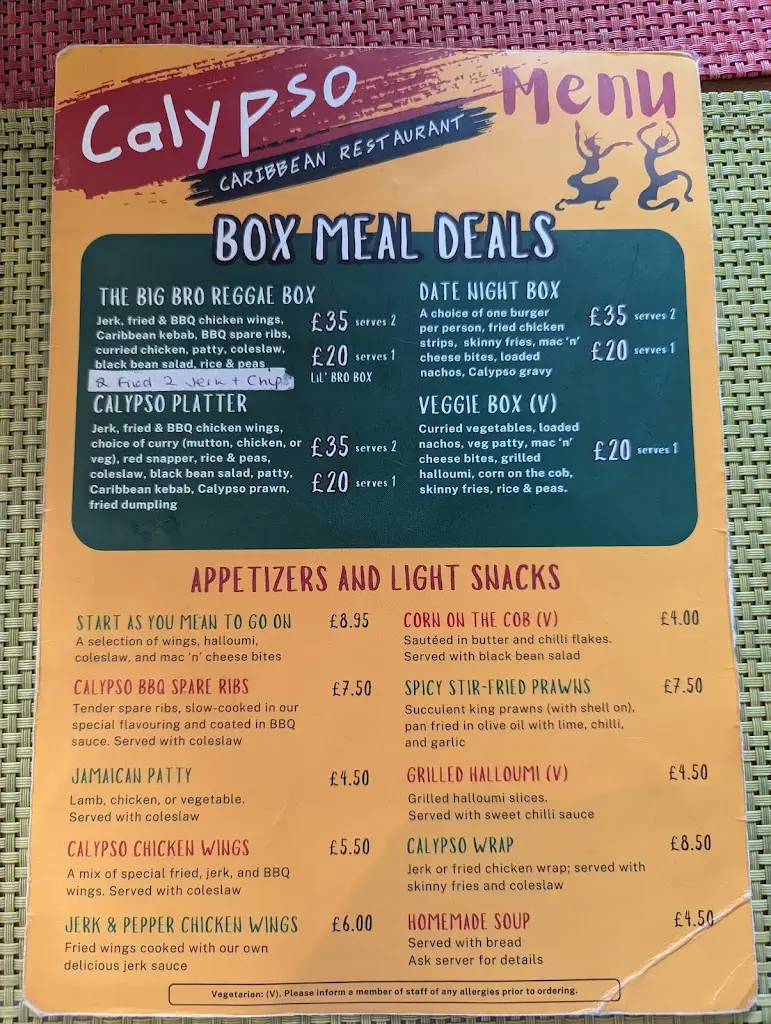 Menu_Calypso Restaurant_Blackburn_image_2