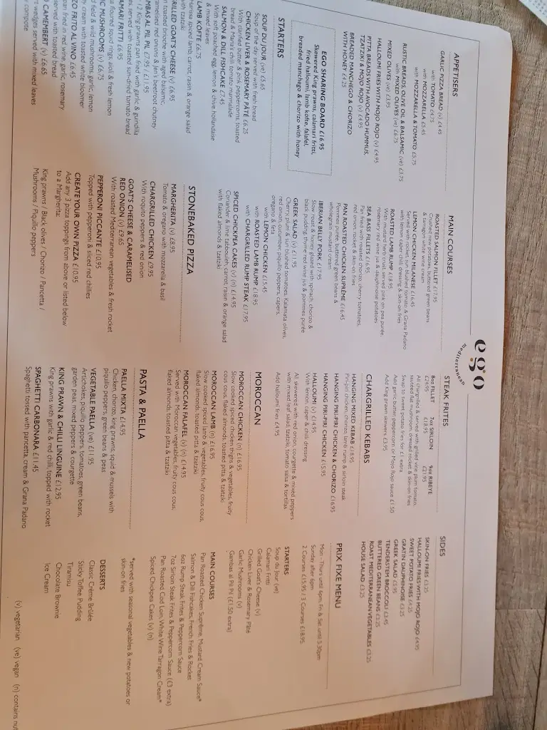 Menu_Ego at The Knowles Arms, Blackburn_Blackburn_image_4