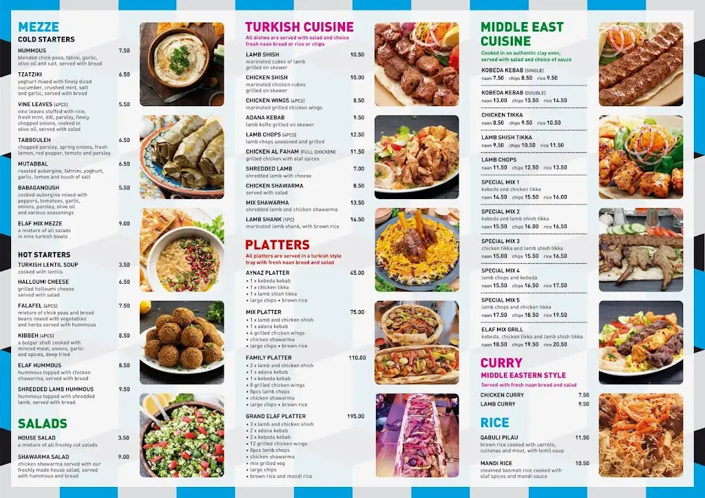 Menu_ELAF - Middle East & Turkish Cuisine_Blackburn_image_1