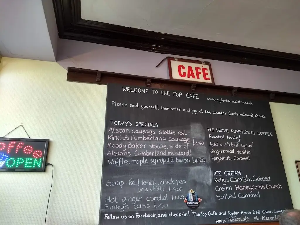 Menu_The Top Cafe_Alston_immagine_1