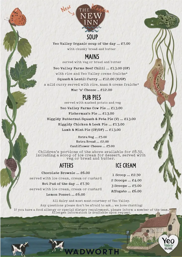 Menu_The New Inn Blagdon_Blagdon_image_1