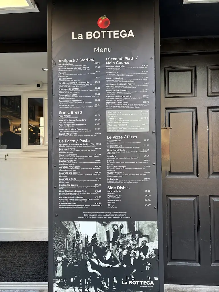 Menu_La Bottega_Blackpool_image_2