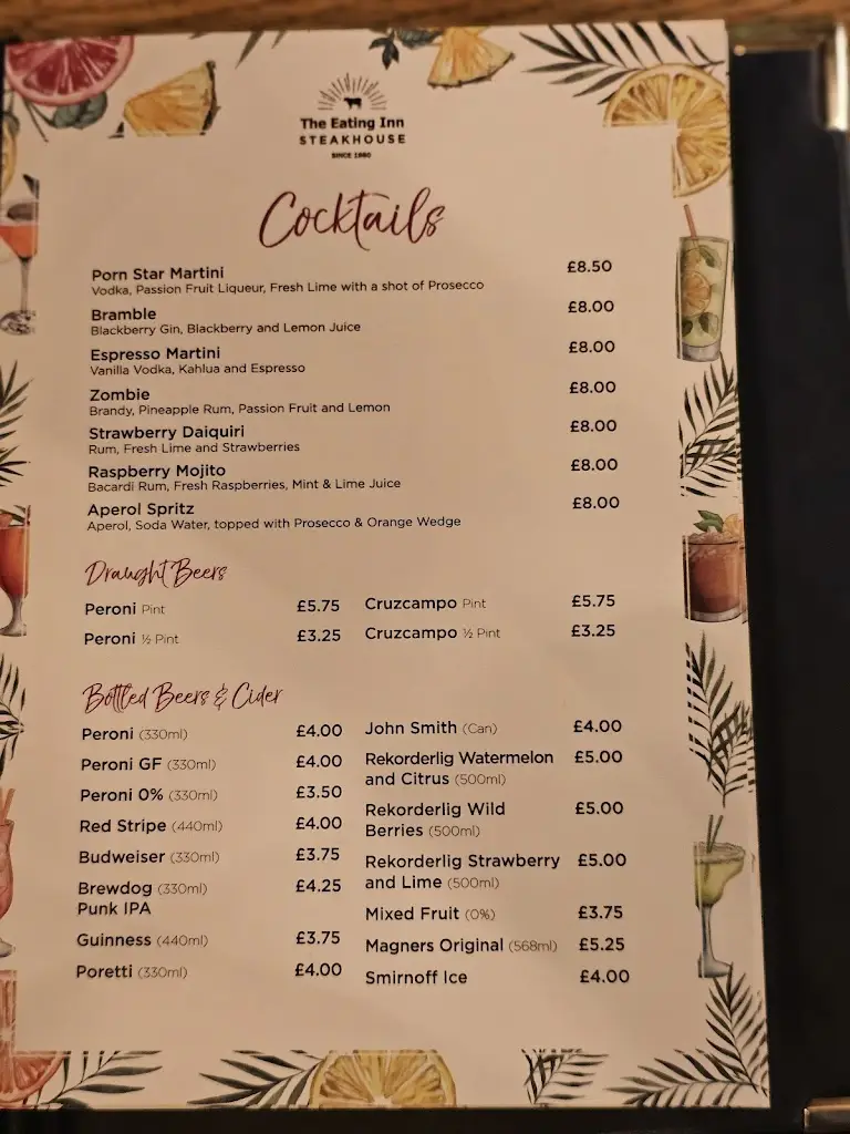 Menu_The Eating Inn_Blackpool_image_2