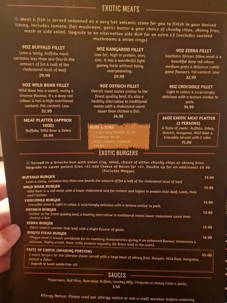 Menu_The Stone Grill_Blackpool_image_1
