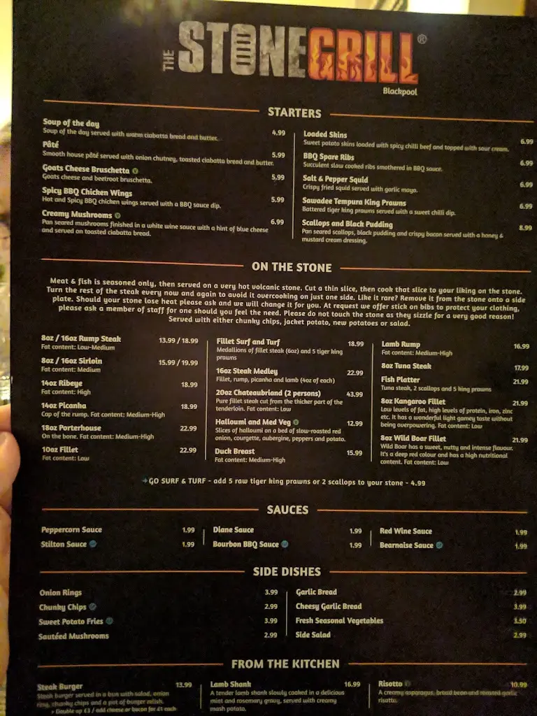 Menu_The Stone Grill_Blackpool_image_3