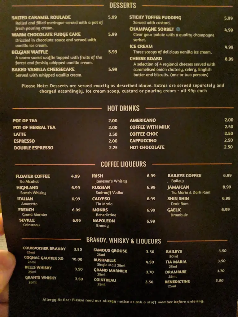 Menu_The Stone Grill_Blackpool_image_4