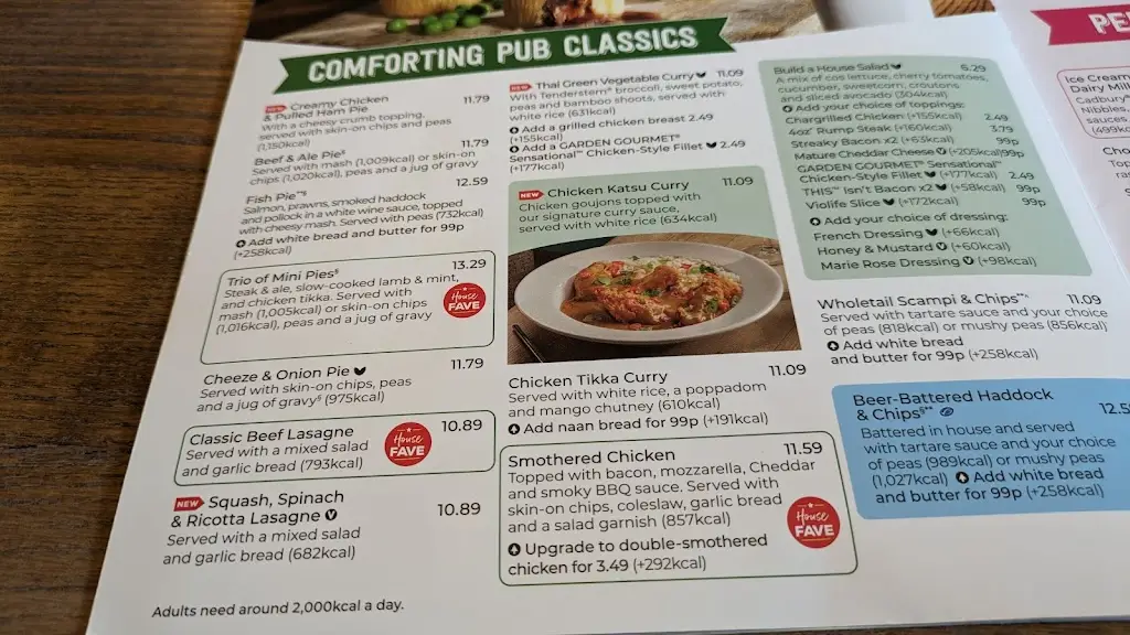 Menu_Three Piers Cookhouse + Pub_Blackpool_immagine_1