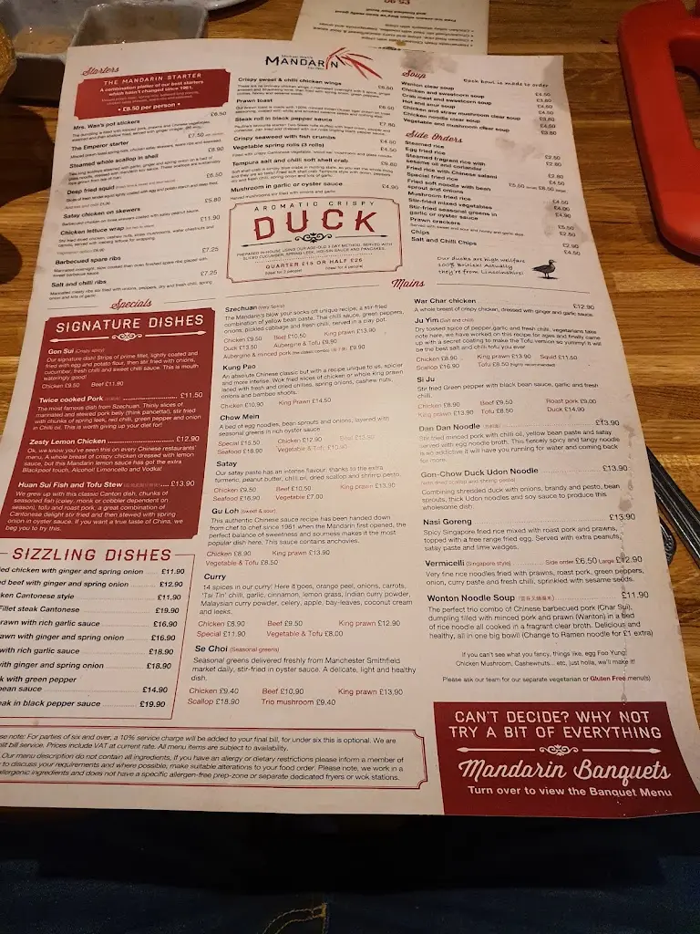 Menu_Michael Wan's Mandarin 上官樓_Blackpool_image_3