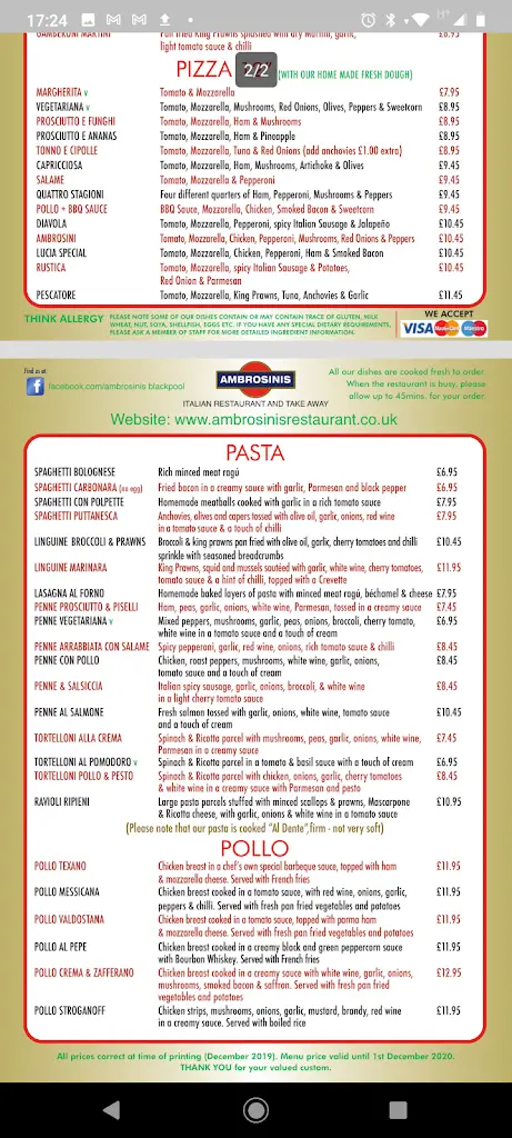 Menu_Ambrosini's_Blackpool_image_2