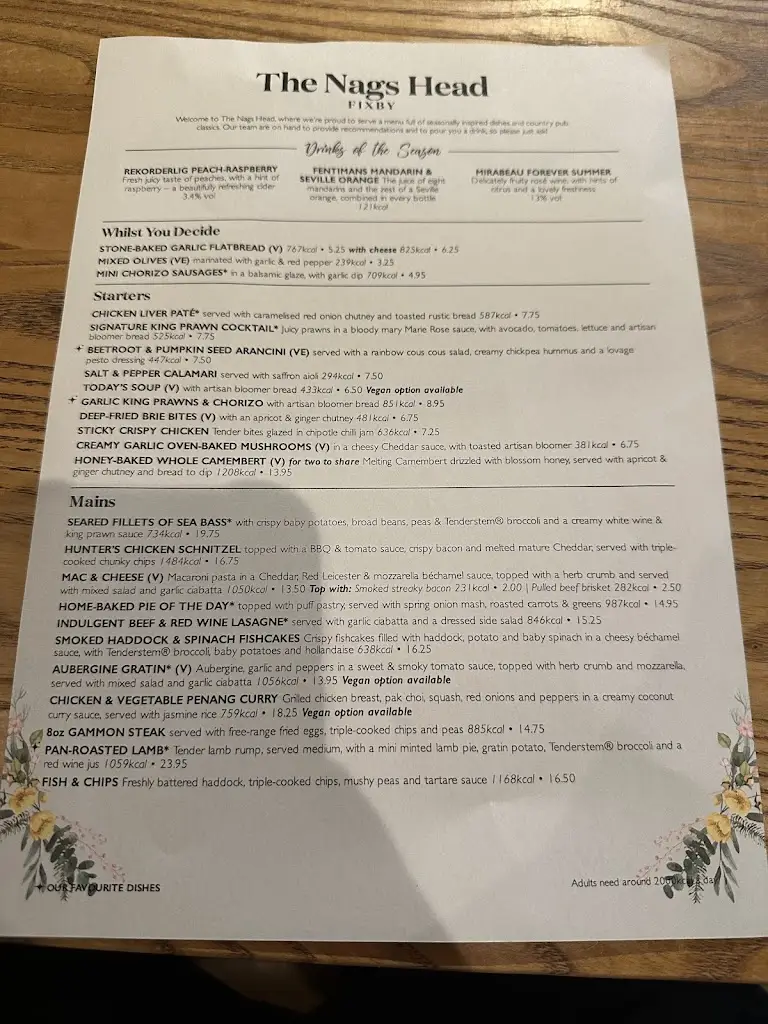 Menu_The Nags Head_Blackmoorfoot_immagine_2