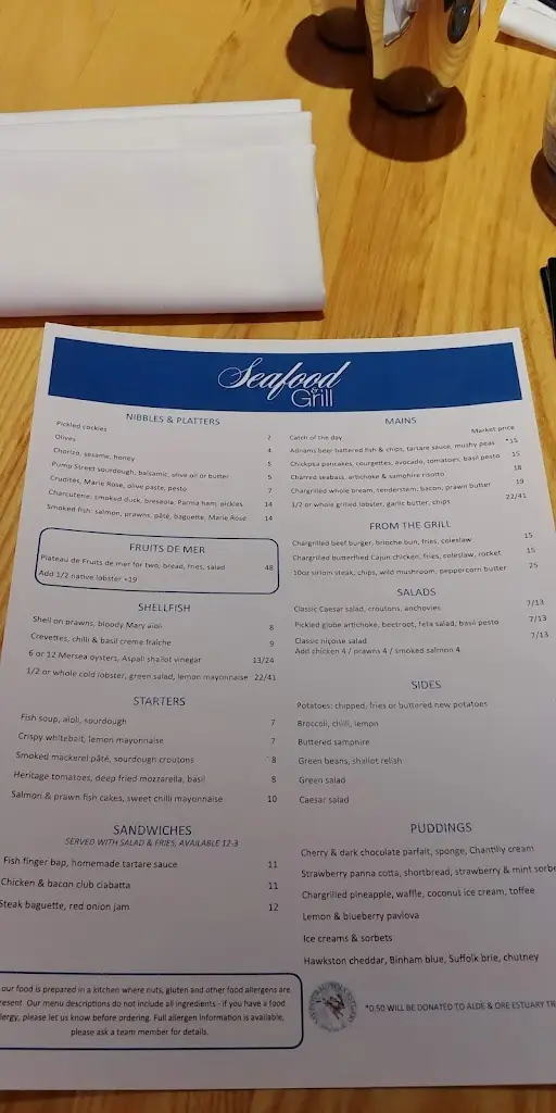 Menu_Seafood & Grill Restaurant at The Brudenell Hotel_Aldeburgh_image_4