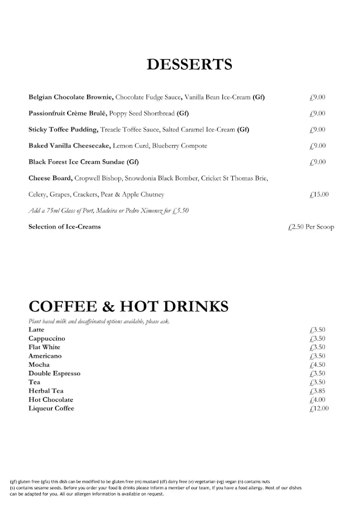 Menu_The Red Lion_Bloxham_image_2