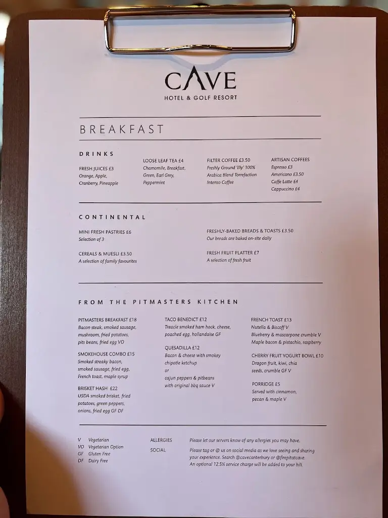 Menu_Firepit Restaurant at Cave_Blean_image_2