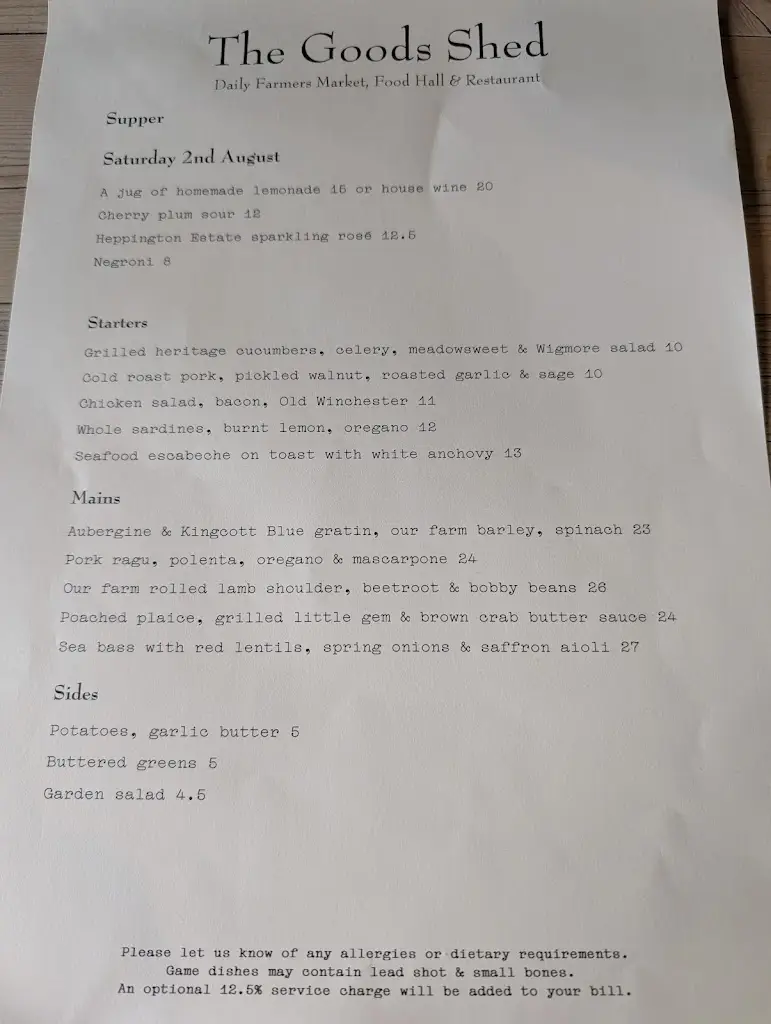Menu_The Goods Shed_Blean_image_1
