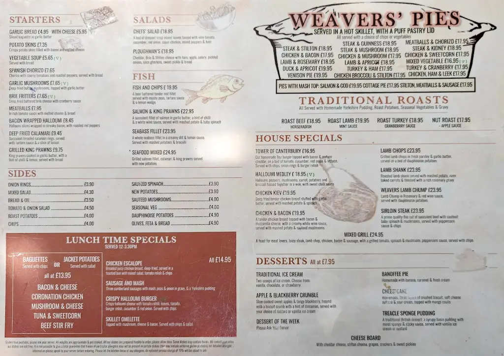 Menu_Old Weavers House_Blean_image_3