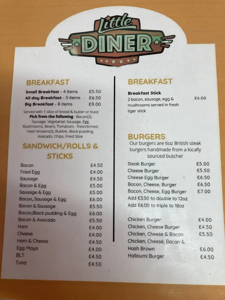 Menu_LITTLE DINER_Blean_image_1