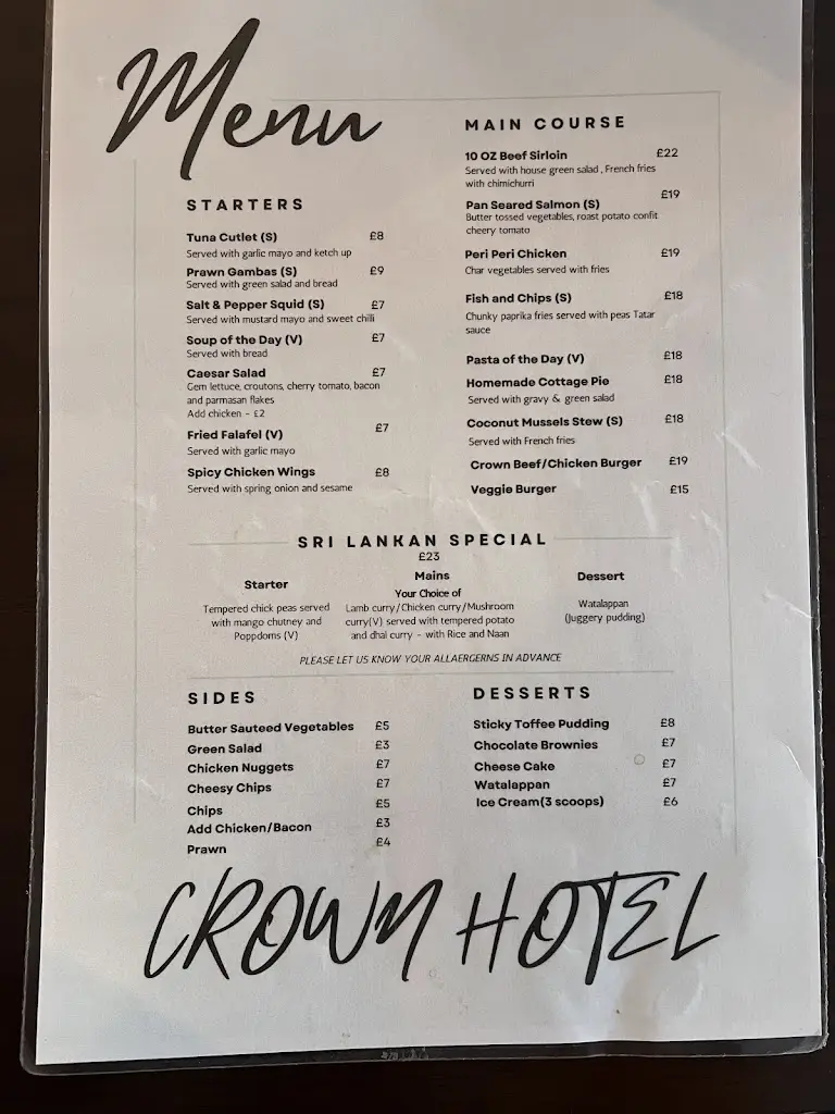 Menu_Crown Hotel Blockley - Cotswold_Blockley_immagine_3