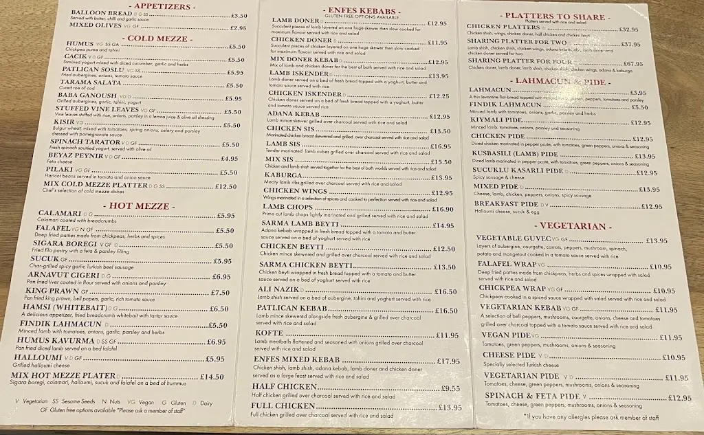 Menu_Enfes Restaurant_Bletchley_image_3