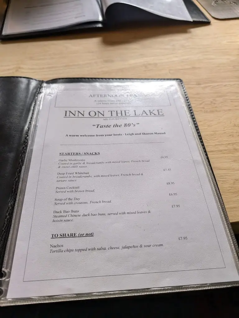 Menu_The Inn on the Lake_Bletchley_image_1