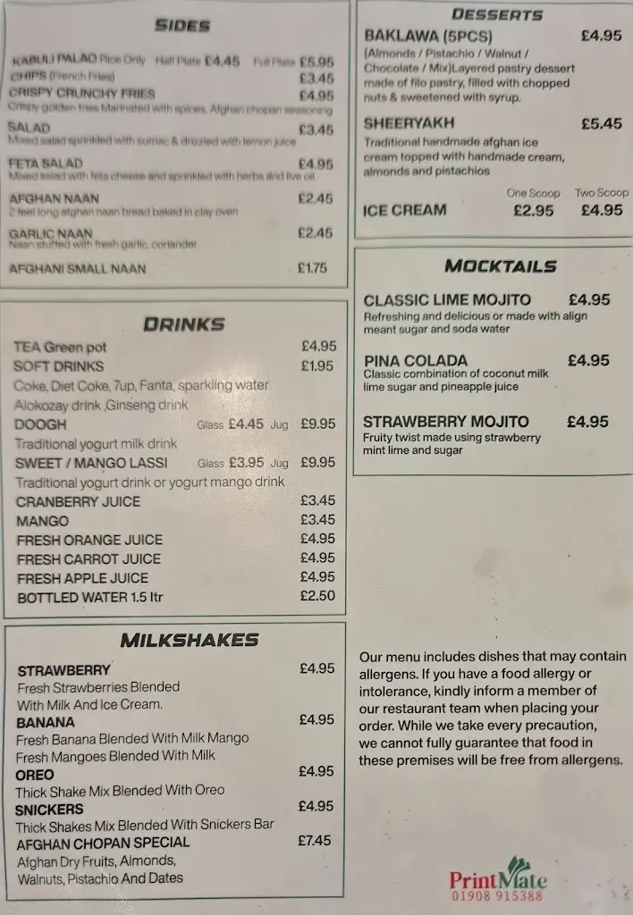 Menu_Afghan Chopan Restaurant_Bletchley_image_4