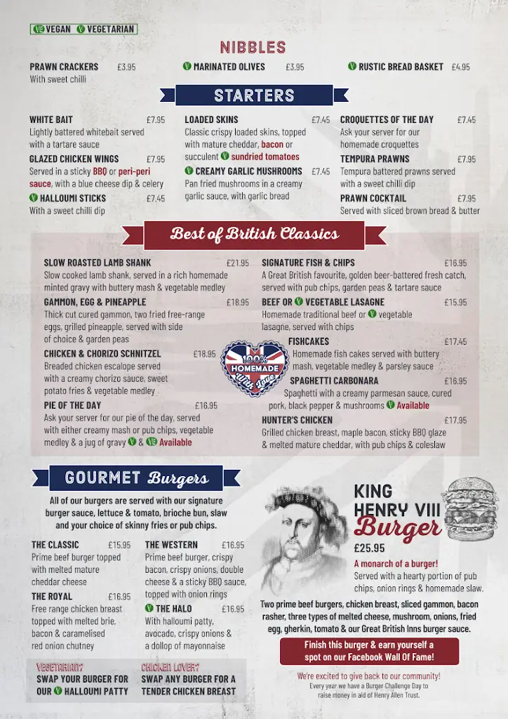 Menu_The Three Trees_Bletchley_image_4