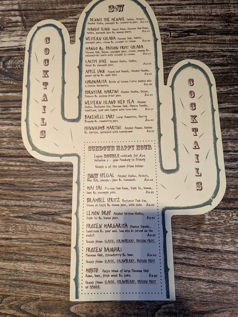 Menü_Smith & Western | Lingfield_Blindley Heath_Bild_1