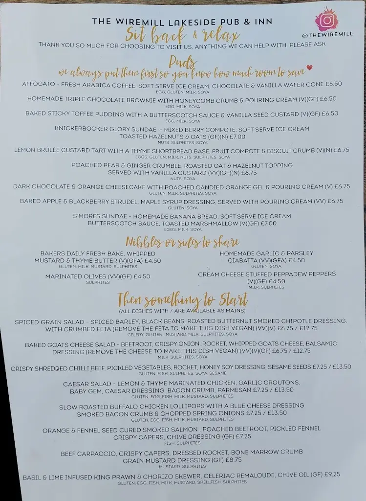 Menu_The Wire Mill_Blindley Heath_image_1