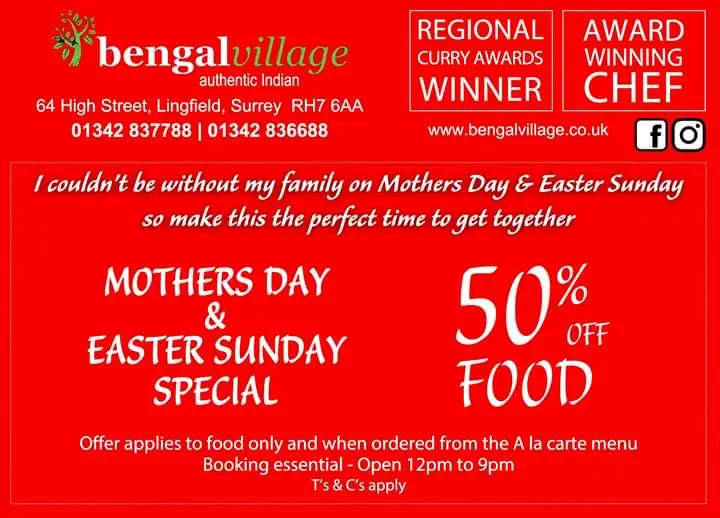 Menu_Bengal Village Lingfield_Blindley Heath_image_2